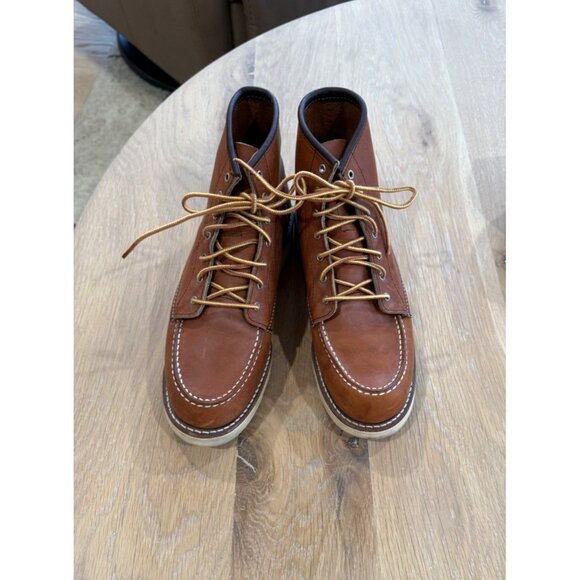 $345 Red Wing Moc 6” Women’s Lace Up Boots Shoes Brown Leather Shoes 9 40 3374 - Picture 3 of 6